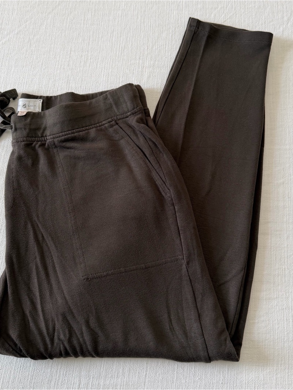 Lou & Grey Brown Soft Lounge Jogger with Drawstring